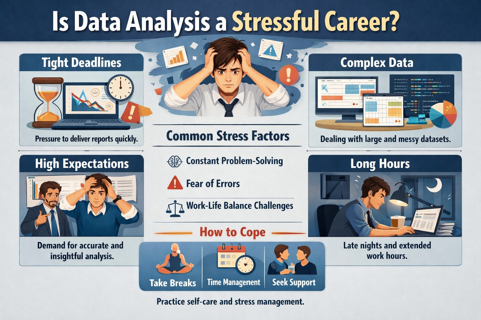 Is Data Analysis a Stressful Career? — data analysis guide from Corgage