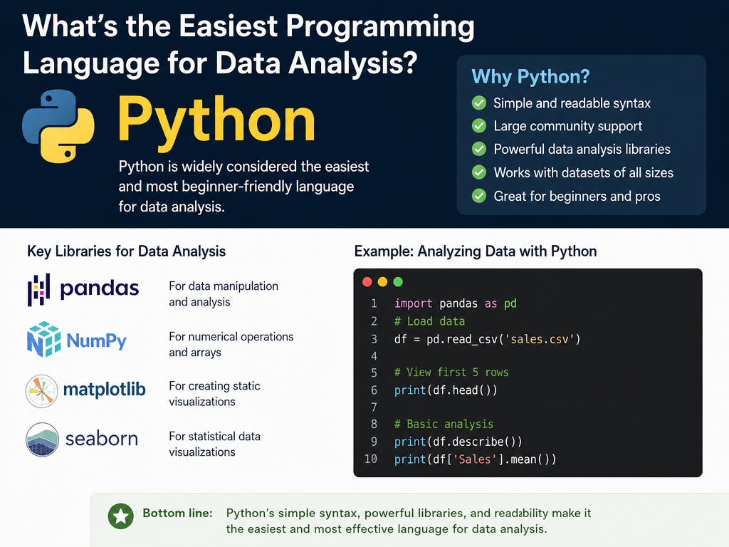 What's the Easiest Programming Language for Data Analysis? — data analysis guide from Corgage