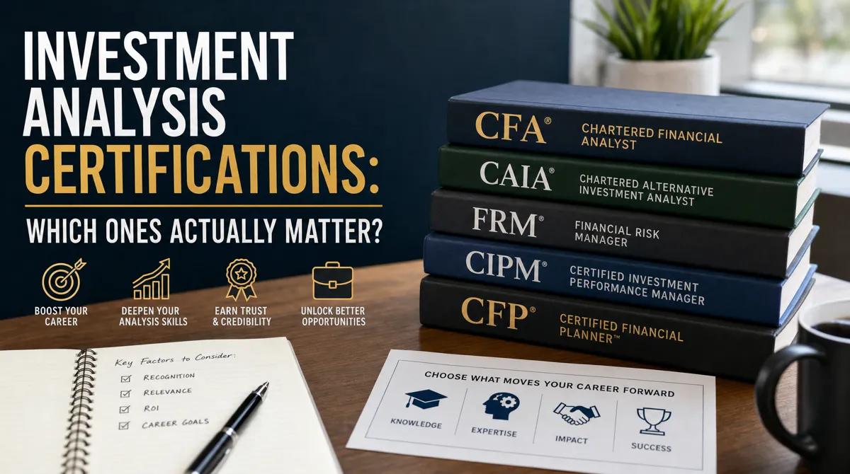 Investment Analysis Certifications: Which Ones Actually Matter? — illustrated data analysis guide from Corgage