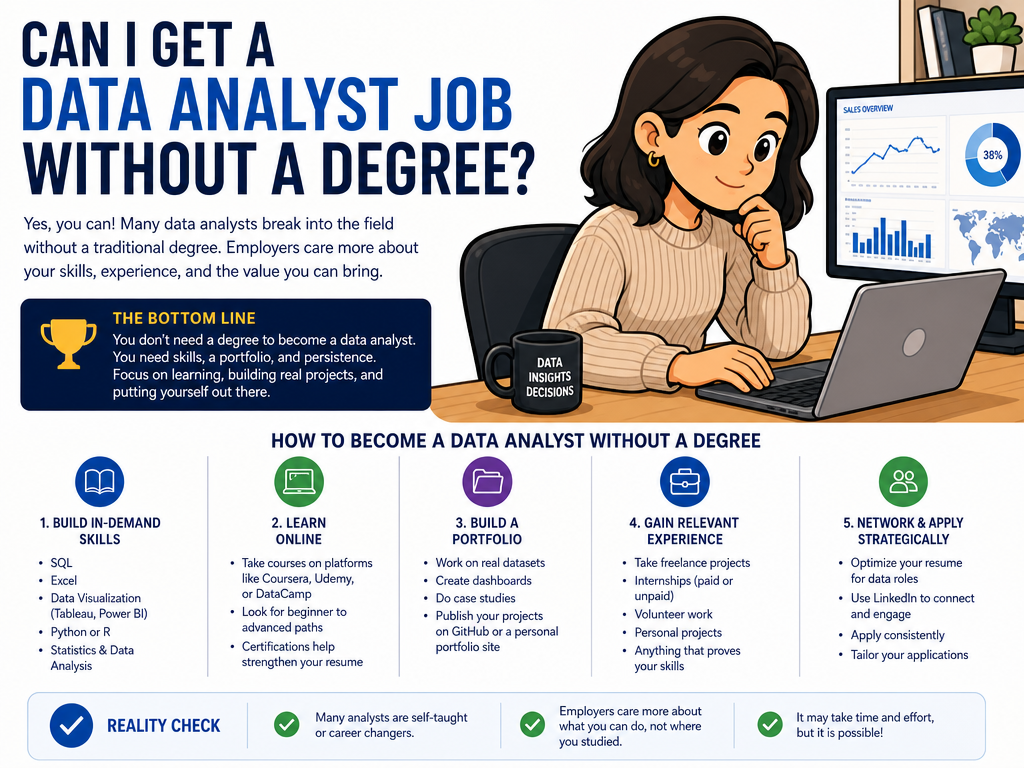 Can I Get a Data Analyst Job Without a Degree? — data analysis guide from Corgage
